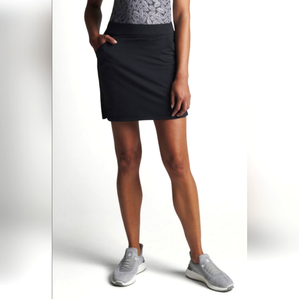 Peter Millar black golf skort (NWT)